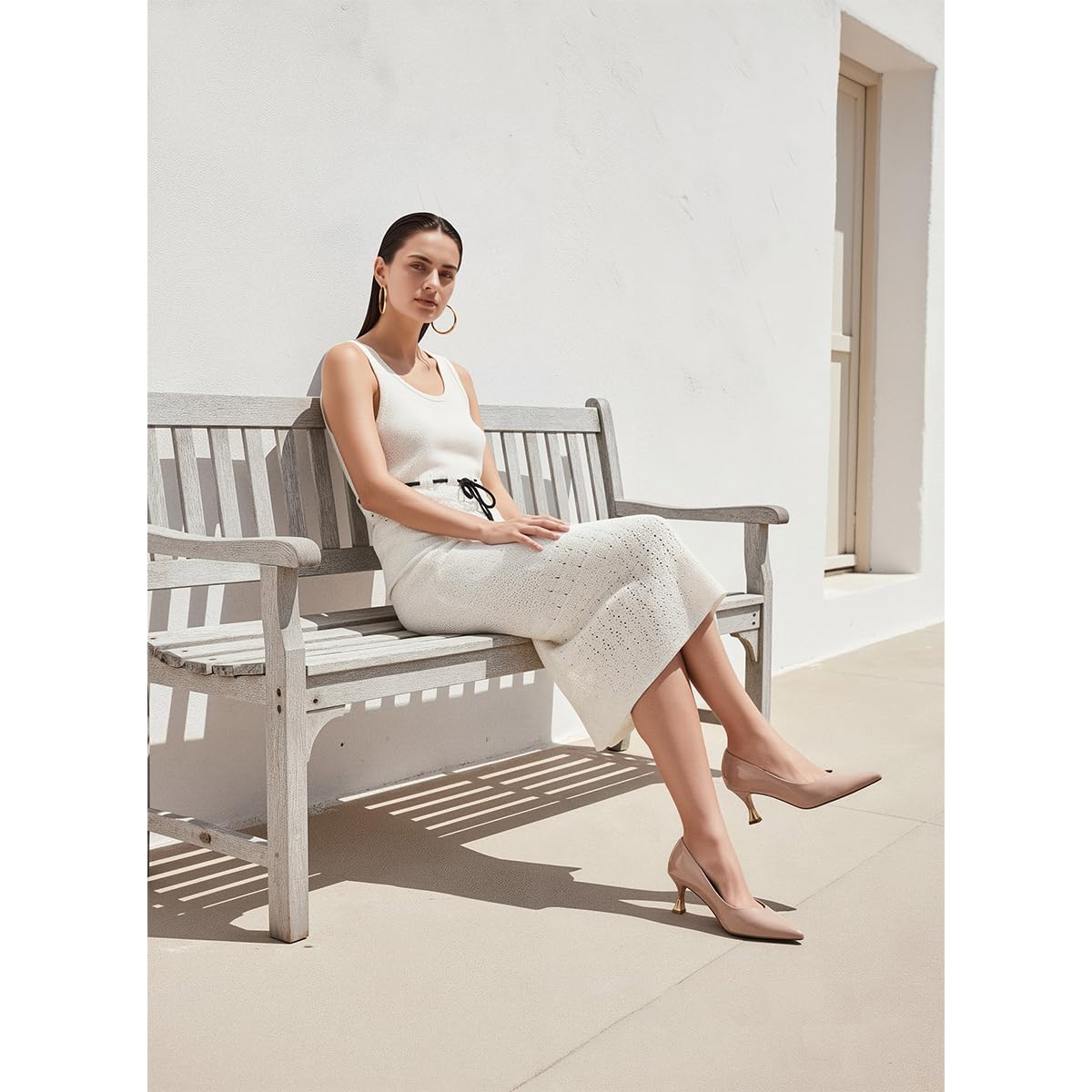 Women Low Kitten Heels Women's Dressy Pumps Pointed Closed Toe Elegant Wedding Pumps Formal Work Office Comfortable Shoes Classic Pumps for Women